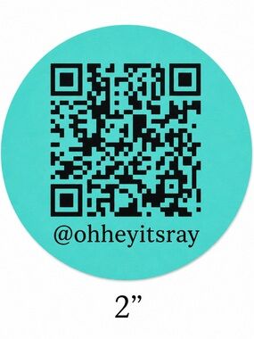 120 Count Custom QR Code Sticker Request